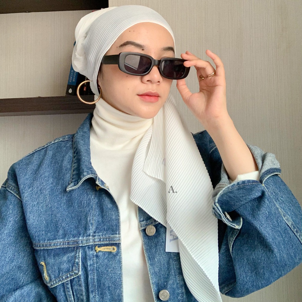 JINISO - AURA Active Hijab Pashmina Full Plisket Shawl | Shopee Indonesia