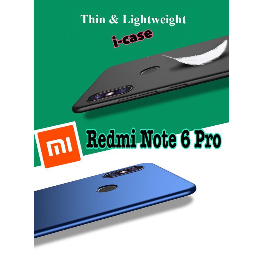 Xiaomi Redmi Note 6 Pro Case thin fit - casing cover redmi note 6 pro
