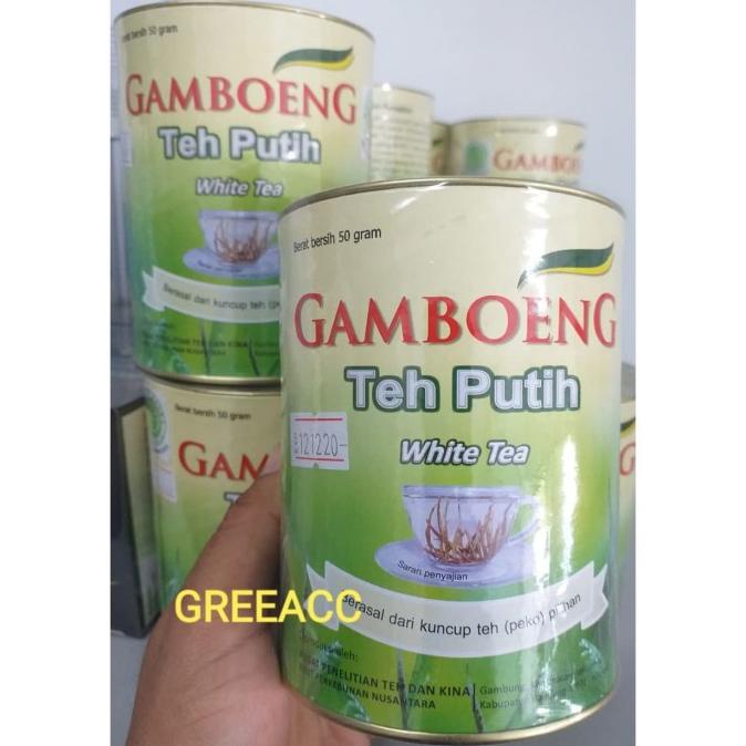 

(BISA COD) Excellent Gamboeng White Tea - Teh Putih 50gr Gambung EKSLUSIF Kode 1419