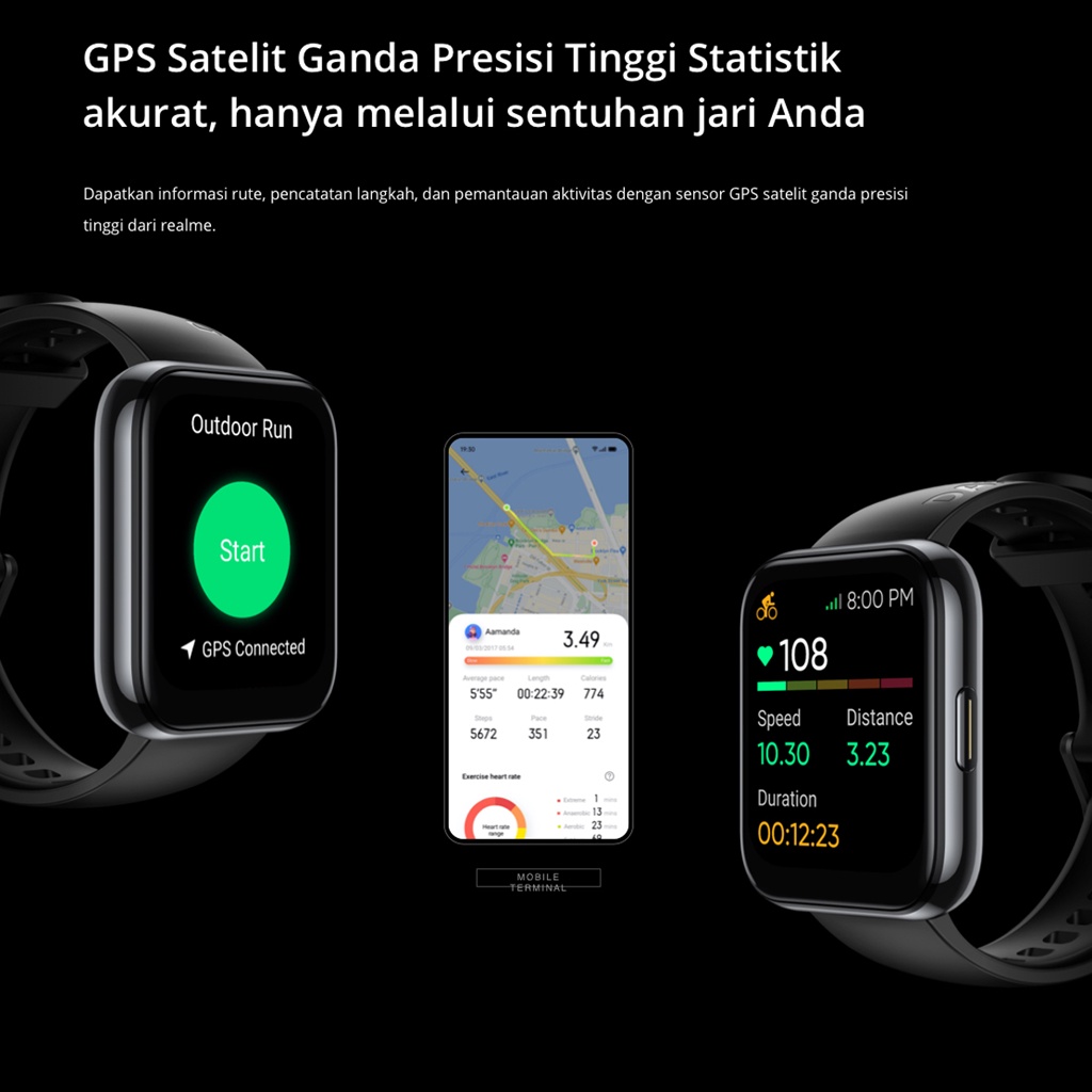 Realme Watch 2 Pro 1.75&quot; Large Display, GPS, 90 Sport Modes