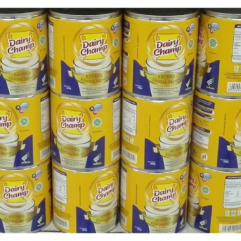 SUSU KENTAL MANIS DAIRY CHAMP 1 DUS (isi 48 kaleng)