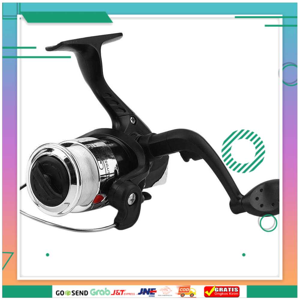 (BISA COD) FTIHSHPJINLI JM200 Reel Pancing Spinning 3+1 Ball Bearing 5.2:1