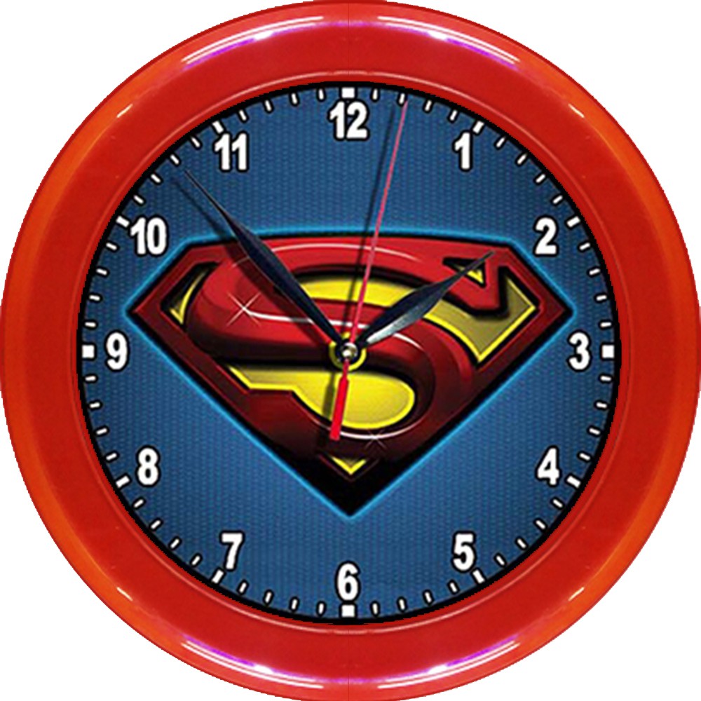 JAM DINDING SUPERMAN 2   (DIAMETER 30CM)