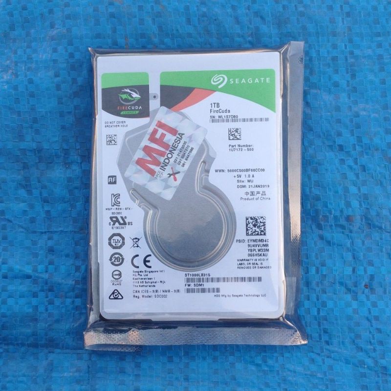 Harddisk seagate SSHD firecuda 1tb hard disk Garansi 1 tahun