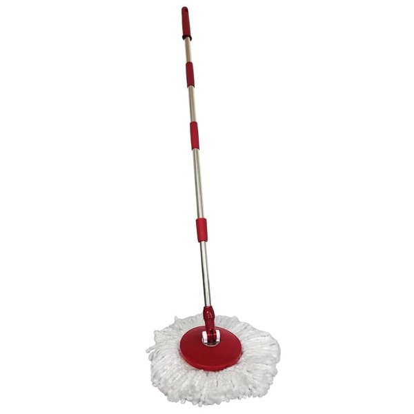 GAGANG PEL SPIN MOP LENGKAP  DENGAN KEPALA MOP DAN KAIN PEL