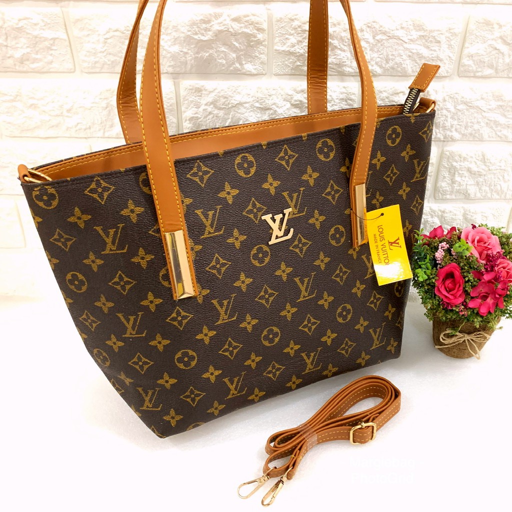 Tas Wanita Terbaru Tas LV CARLOS tas tote bag wanita besar murah bagus bisa selempang OO Tas Batam C