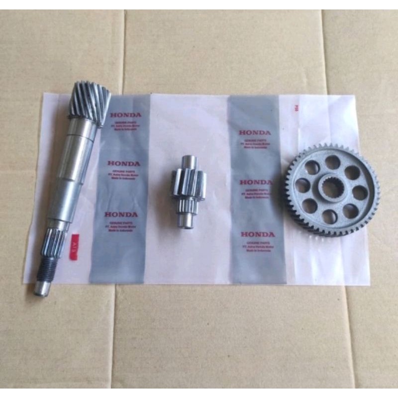 gigi rasio Girbok Gir Gardan Gear Box Rasio CVT Honda Beat Fi Scoopy Fi Original 3 pcs