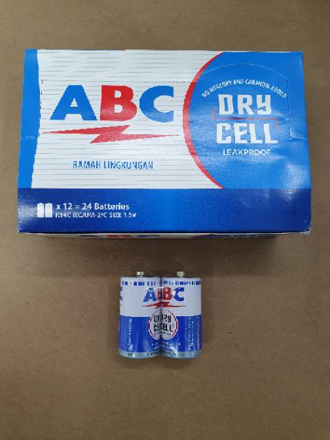 Batera Tanggunf ABC Dry Cell R14C IEC size 1,5V