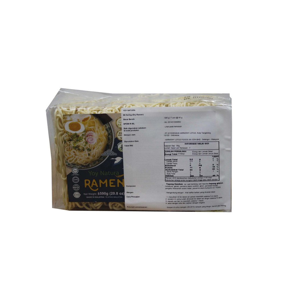 

YOY NATURA RAMEN 590G