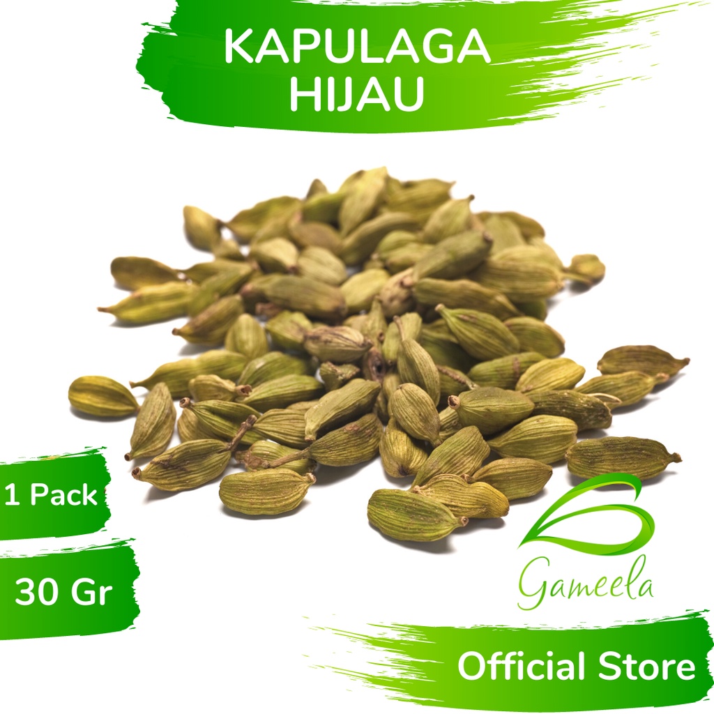 

Gameela Kapulaga Hijau 30 Gr Green Cardamom Cardamon Kapol Hindi India Bumbu Rempah Nasi Arab Timteng Kabli Biryani Mandhi Bukhari Resep Jamu Diet JSR