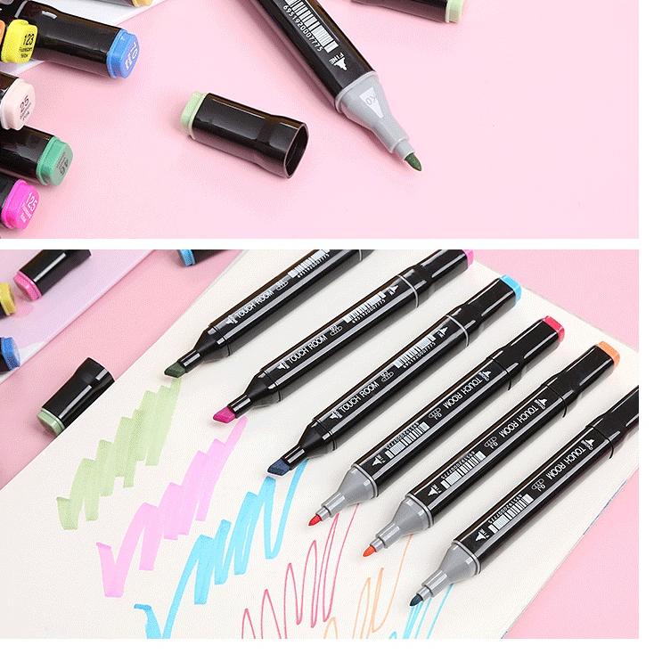 

<J-OYW> <♫> // touch 80/60/48/36/24/12 Colors Twin Tip Pen Marker Set Dual Head Oily Alcoholic Sketch Markers Brush Pen For Draw Manga Animation Design Art Supplies <viral>