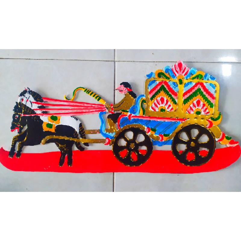 

wayang kulit kertas kardus KERETA 70cm