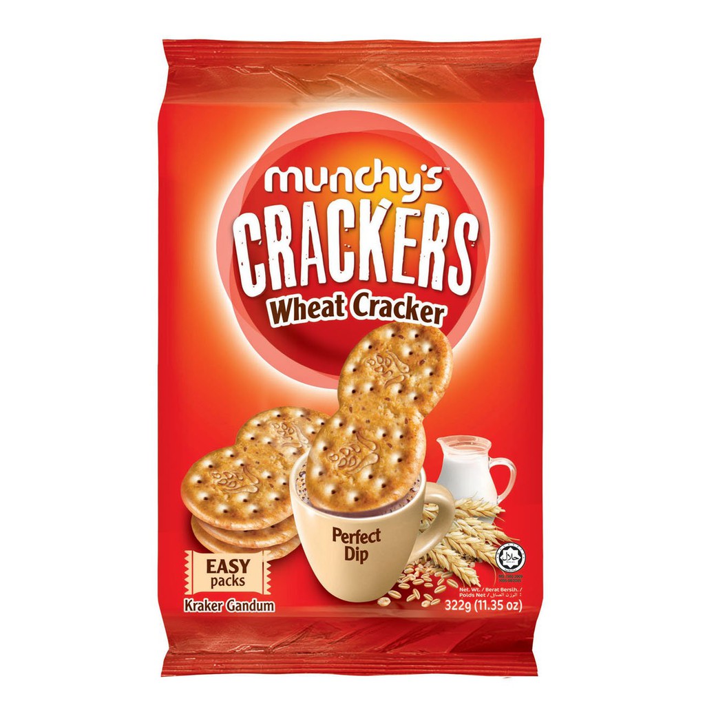 

BISKUIT MUNCHYS WHEAT CRACKER 322G