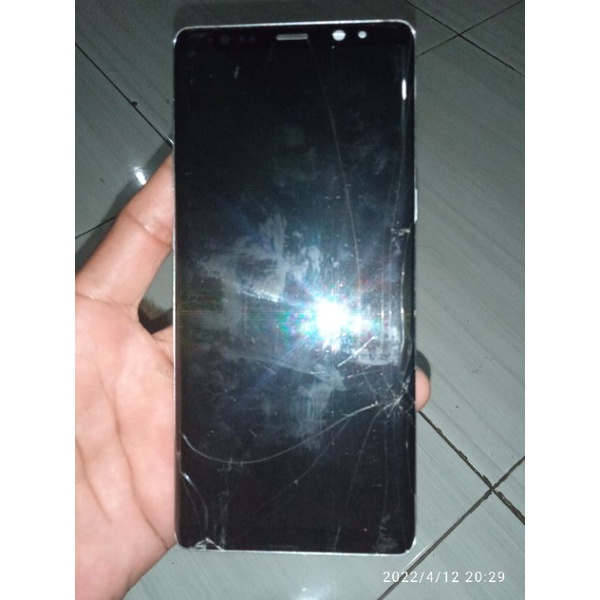 frame lcd - tulang tengah ori copotan samsung note 8