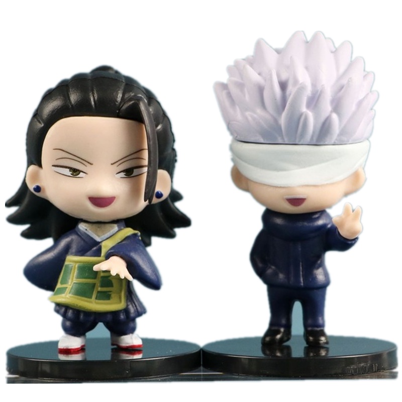 Mainan Action Figure Anime Panda Jujutsu KaisenItadori Yuji Fushiguro Megumi Gojo Satoru Bahan PVC