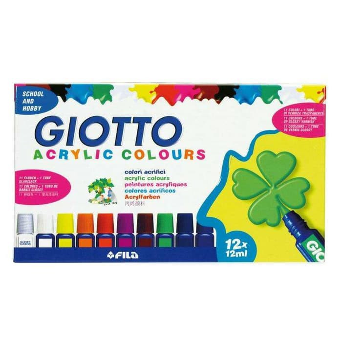 

Cat acrylic /akrilik GIOTTO 12w best quality