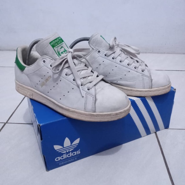 Adidas stan smith green & topi converse
