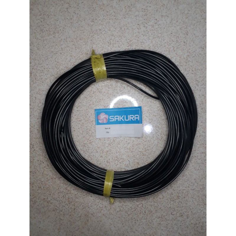 Selang piping +-40-50 meter/ Rotan piping tas plastik hitam