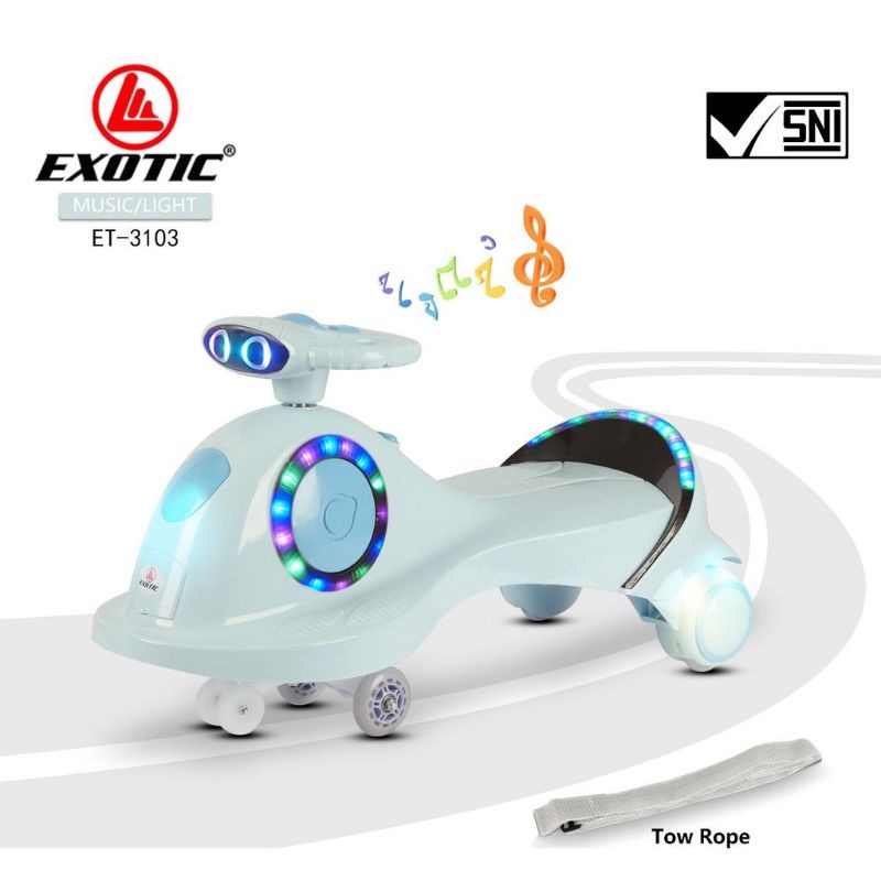 Exotic Magic Swing Car ET 3103 / Mainan Mobilan Anak Exotic ET 3103