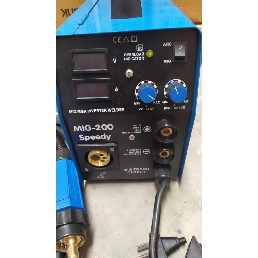 Mesin las co 2 c02 mig 200 ampere tanpa gas mailtank 3 in 1