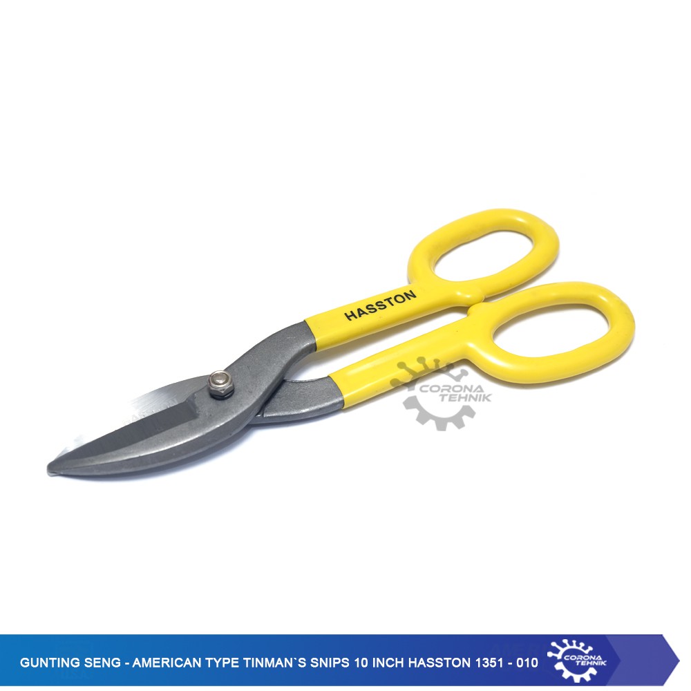 Gunting Seng - American Type Tinman`s Snips 10 Inch Hasston 1351-010