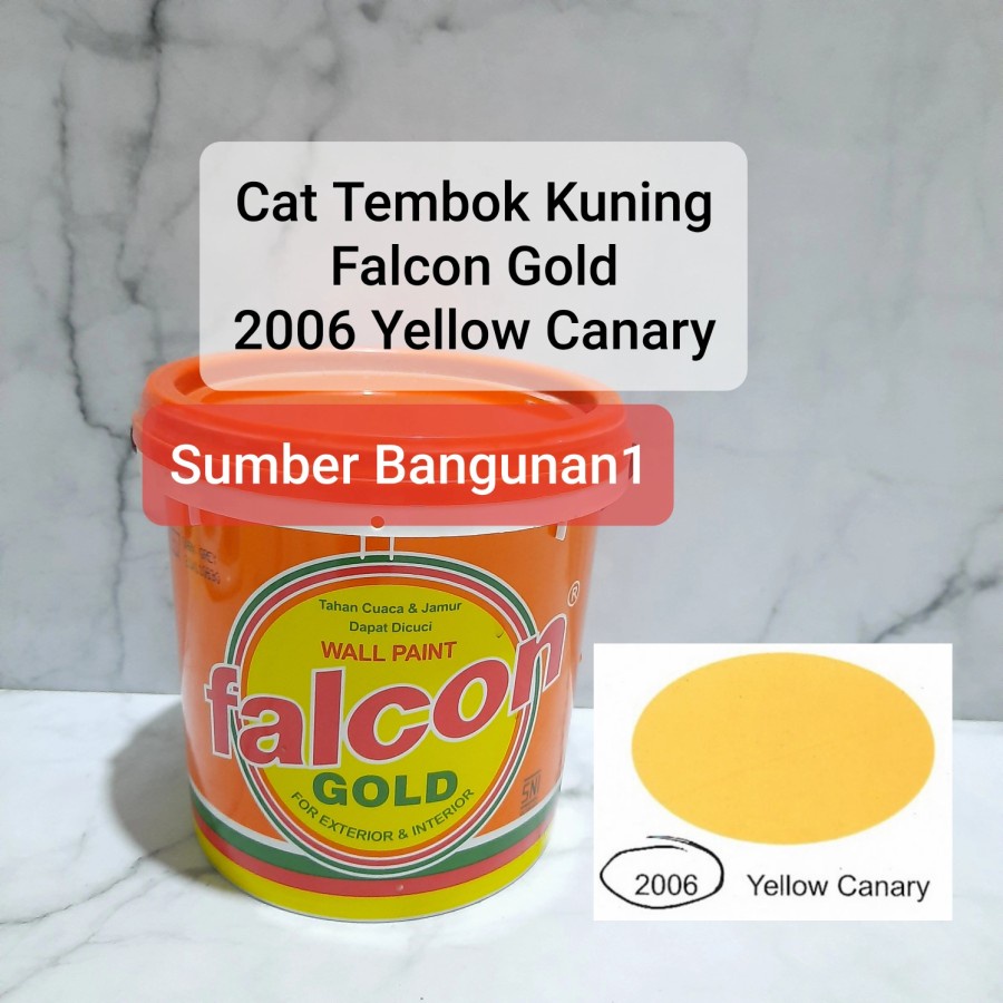 Cat Tembok Warna Kuning 1 kg untuk Dinding Triplek Interior Eksterior