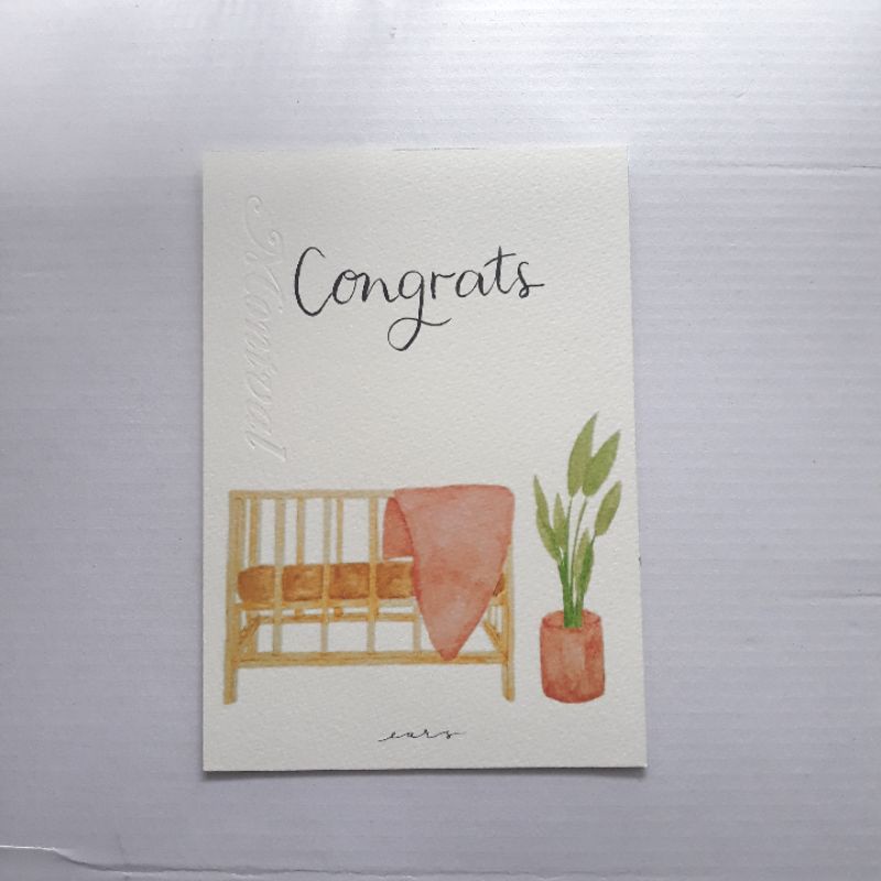 

Congratulations Baby Card /Kartu Ucapan