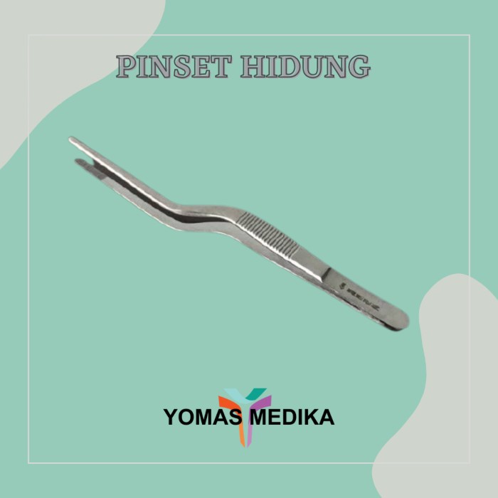 Pinset Hidung Bayonet Penjepit Alat Tht 057