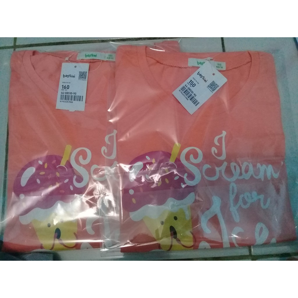 Bossini Tshirt original Peach