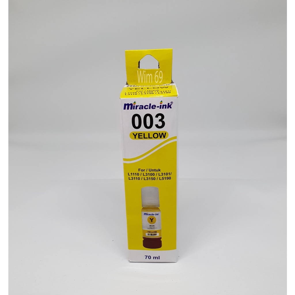 Tinta Epson 70ml 003 Yellow Miracle Ink