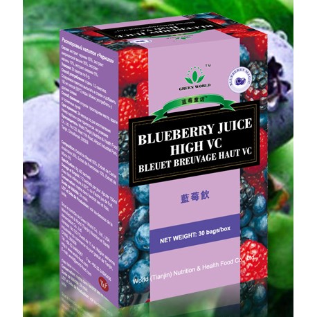 

Blueberry Juice green world