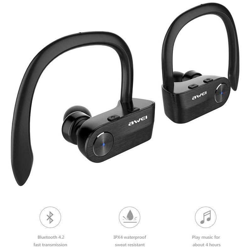 AWEI Wireless Mini Bluetooth Earphone - T2