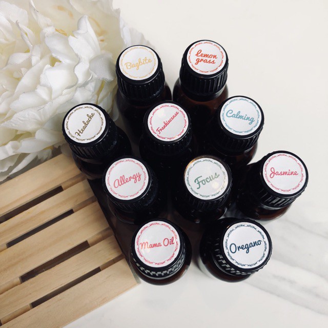

Stiker labels oil putih everyday