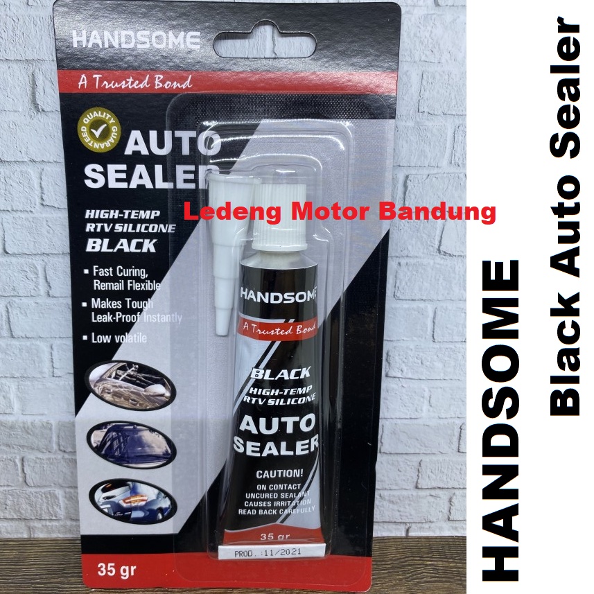 Auto Sealer Hitam Lem Silicone Tube Black Seal