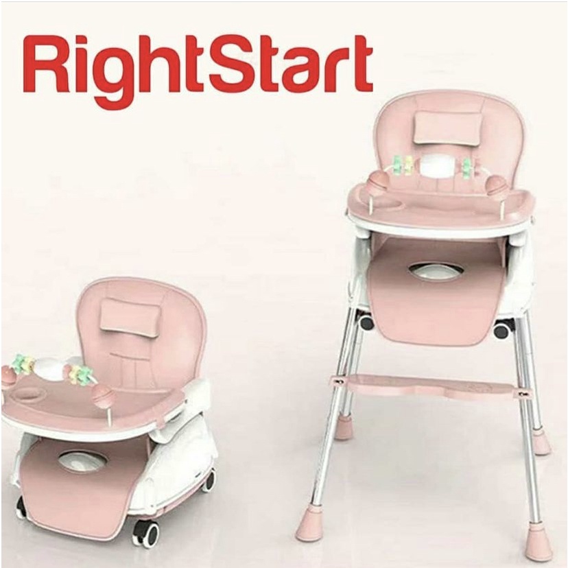 Right Start Candy Series Roadster Highchair FREE TOY - Kursi Makan Roda Mainan High Chair Anak Bayi