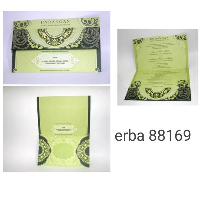 Undangan pernikahan | erba 88169 | cetak undangan murah