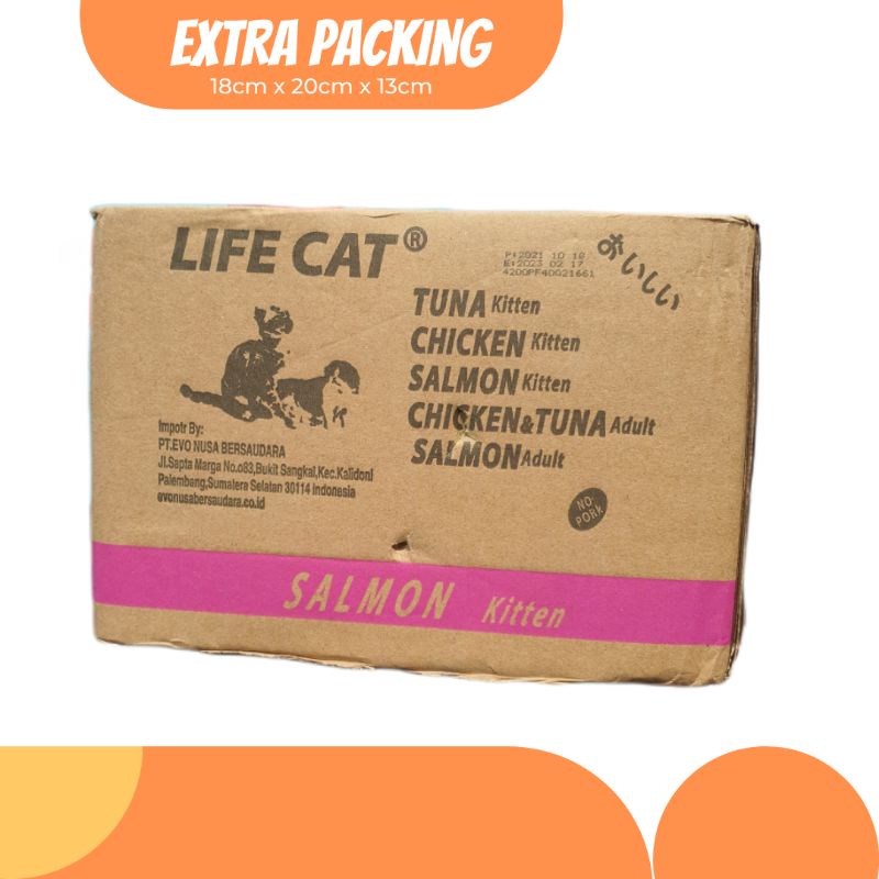 

Petshop Bandung || Extra Dus Packing Kemasan Tambahan ukuran 18cm x 20cm x 13cm bekas lifecat/whiskas/sheba pouch isi 24