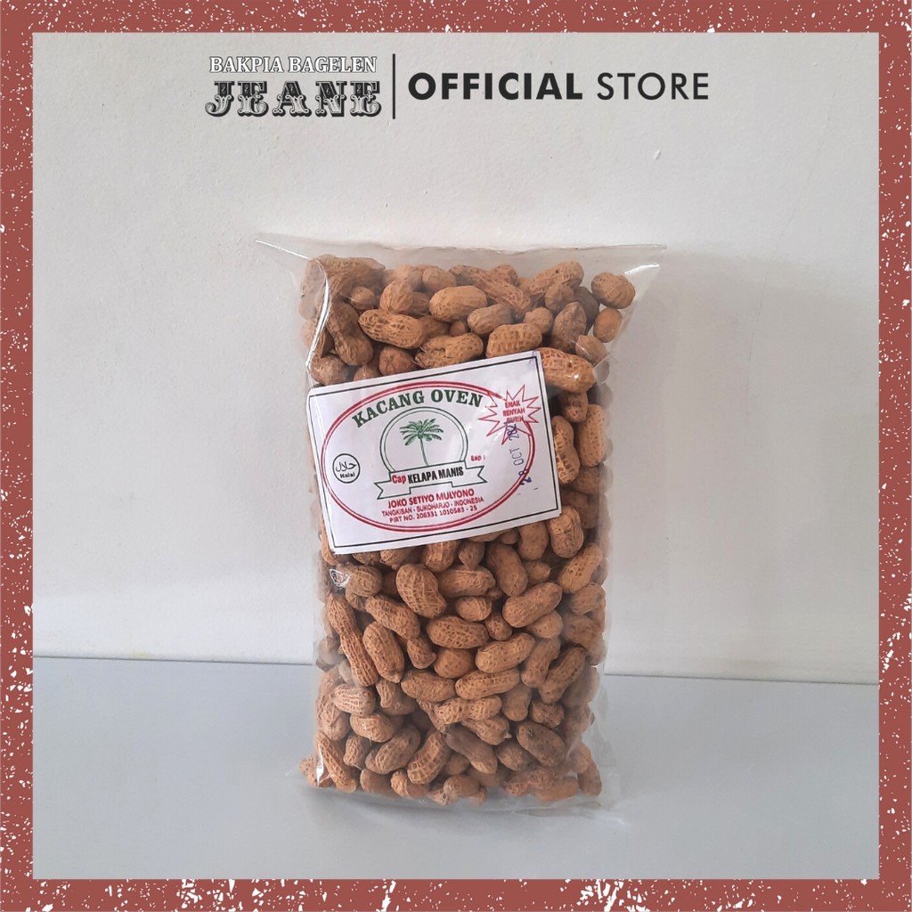 

Kacang oven- masih ada kulitnya