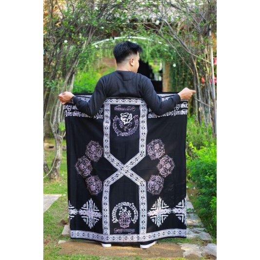 Sarung Batik Cap Motif Wayang Aksara Jawa Premium Katun Halus Bukan Printing COD Batik Pekalongan