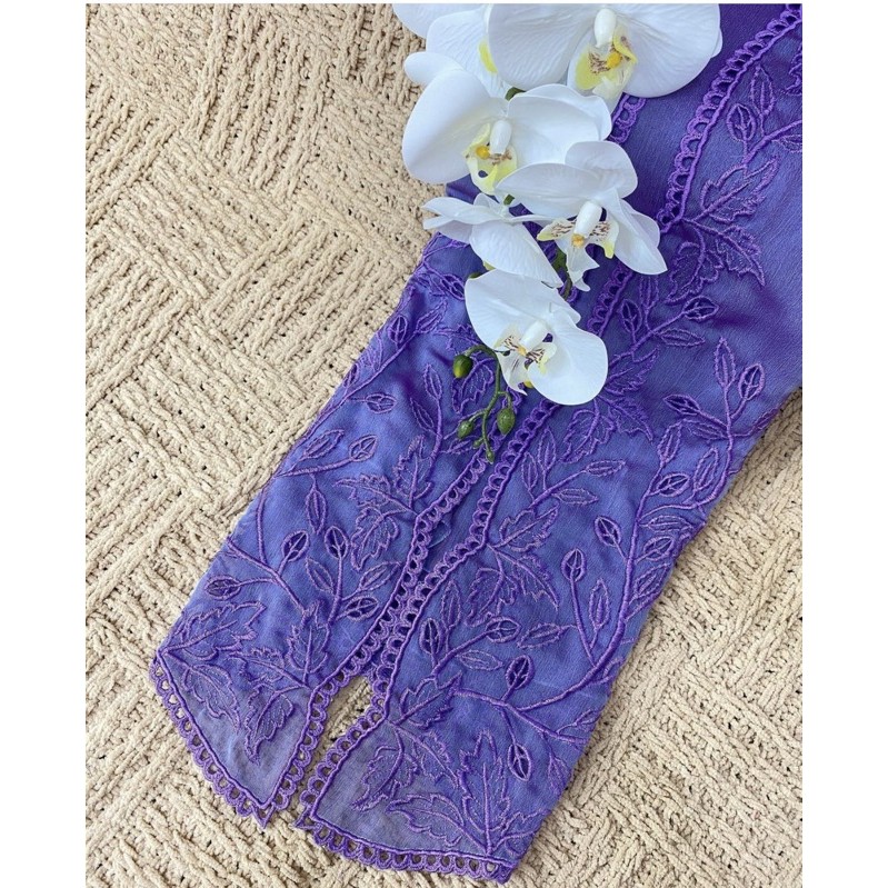 kain kebaya sutra bordiran