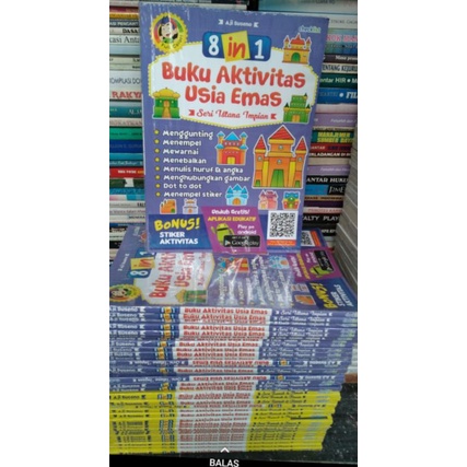 

Buku Aktivitas Usia Emas Seri Istana Impian (Buku Aktivitas 3-5 Tahun)