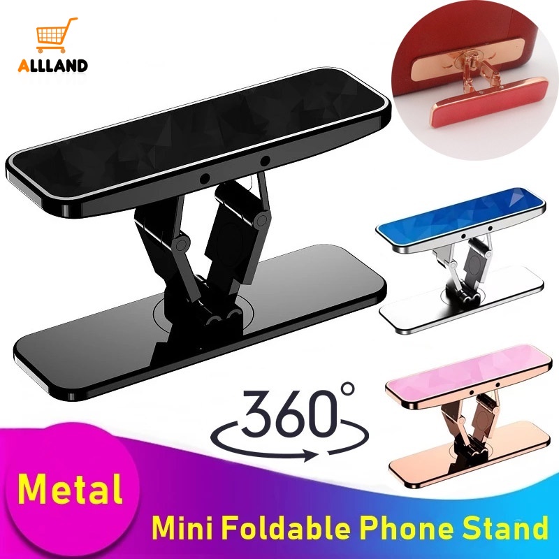 Ring Holder Hp / Tablet Universal Bisa Dilipat / Berputar 360 ° Bahan Alumunium Alloy