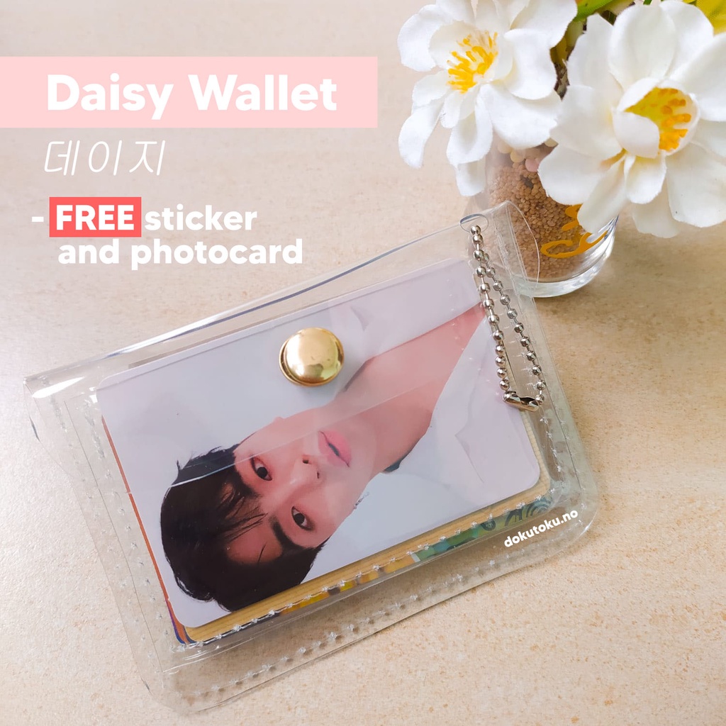 Daisy Wallet (Card Holder) - FREE Sticker, Photocard, dan Gantungan - Dompet KPOP EXO BTS NCT BLACKP