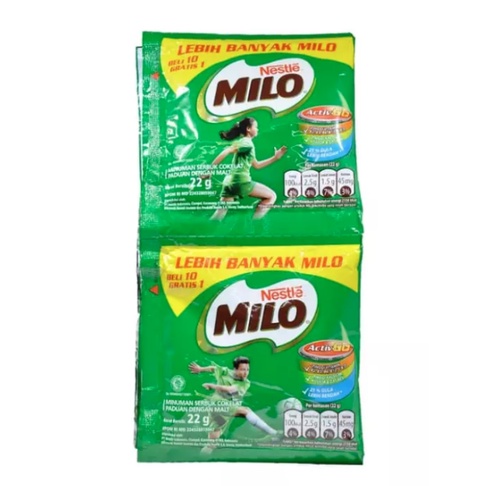 

Susu Milo Coklat Renceng Sachet Active Go 22gr Bendit 10