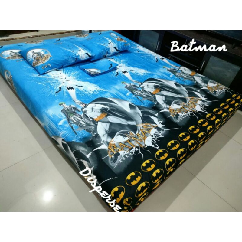 Sprei Home Made Klaten Spiderman, Batman No 1,2&3 Murah Dan Berkualitas/sprei Batman 120 160 180