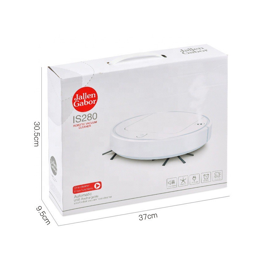 JALLEN GABOR IS28A - Robotic Vacuum Cleaner Automatic USB Rechargeable - Bisa Sapu-Pel-Sedot Debu