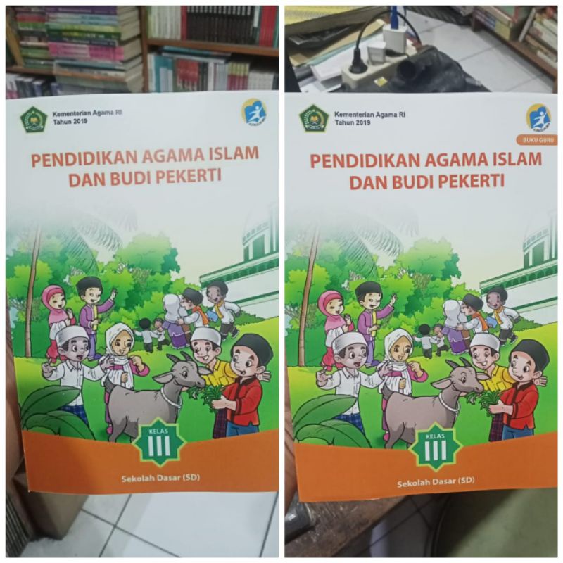 

buku satu paket buku siswa dan buku guru pendidikan agama Islam dan budi pekerti kelas 3 SD