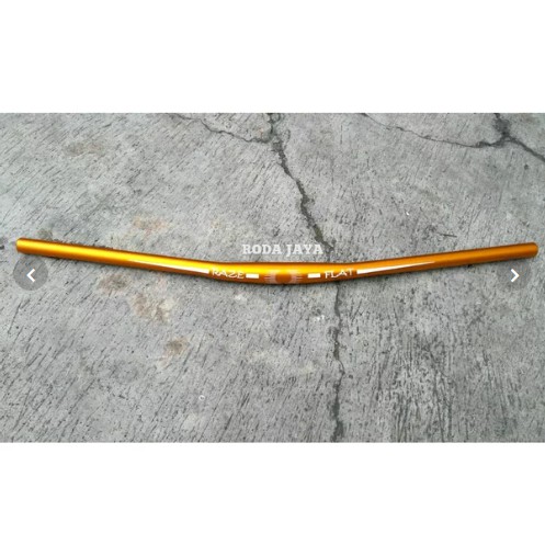 STANG  SEPEDA MTB OVER SIZE RAZE FLAT GOLD