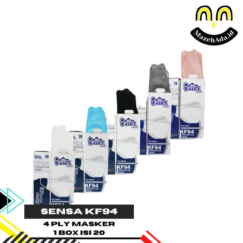 Masker Sensa KF94 isi 20 PCS