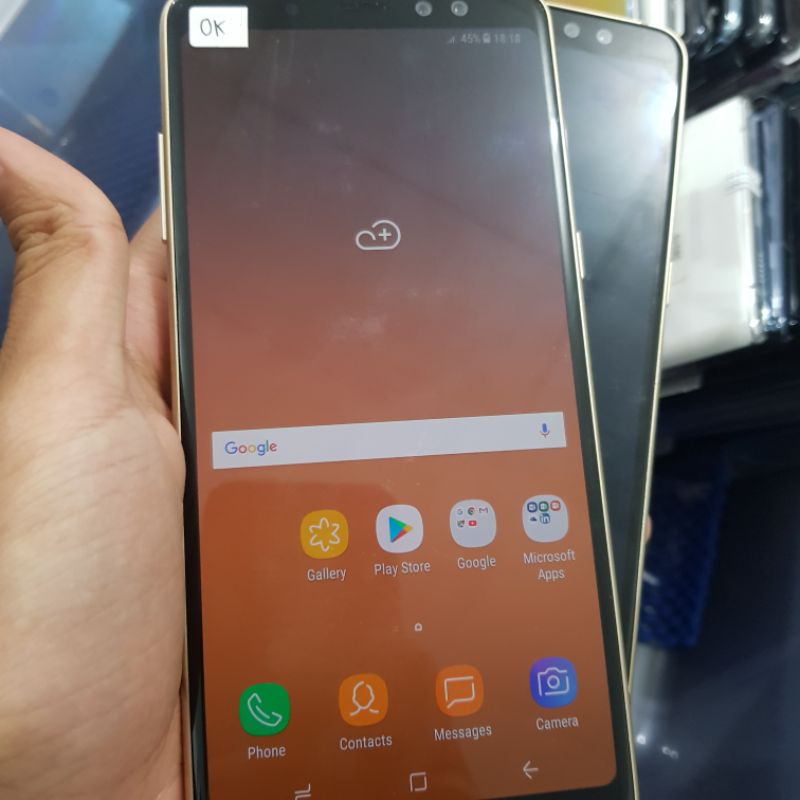 SAMSUNG A8 PLUS 6/64GB DUAL SECOND MULUS ORIGINAL